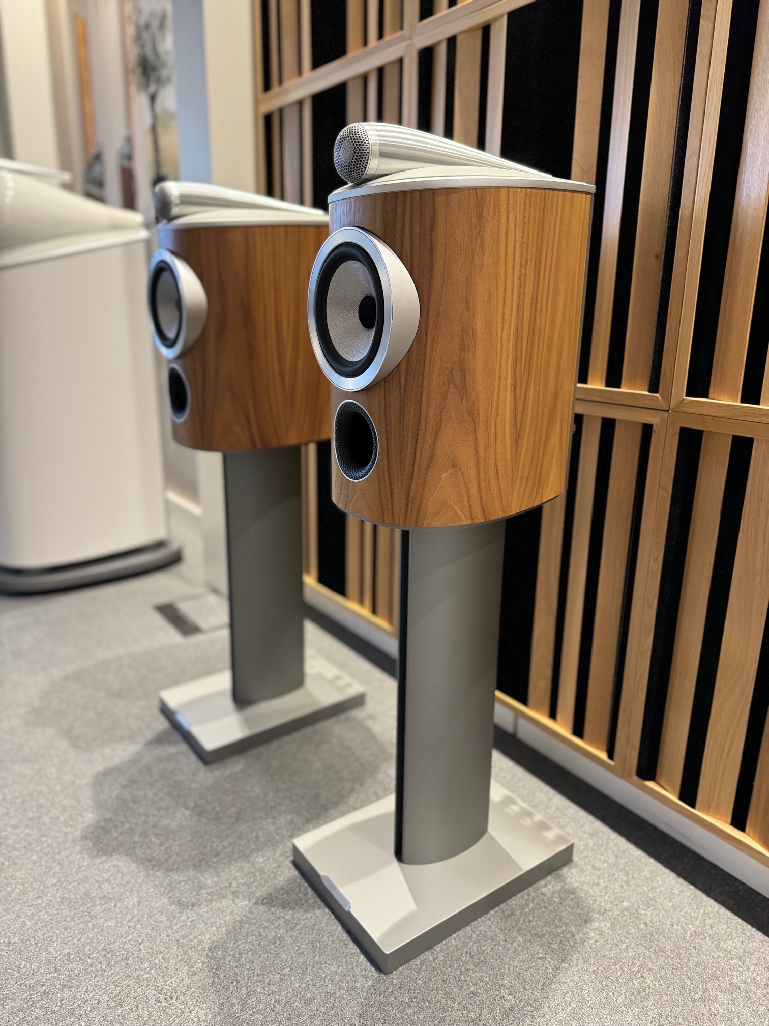 Bowers & Wilkins 805 D4 in Satin Walnut + FS805 D4 Stands Hifi und